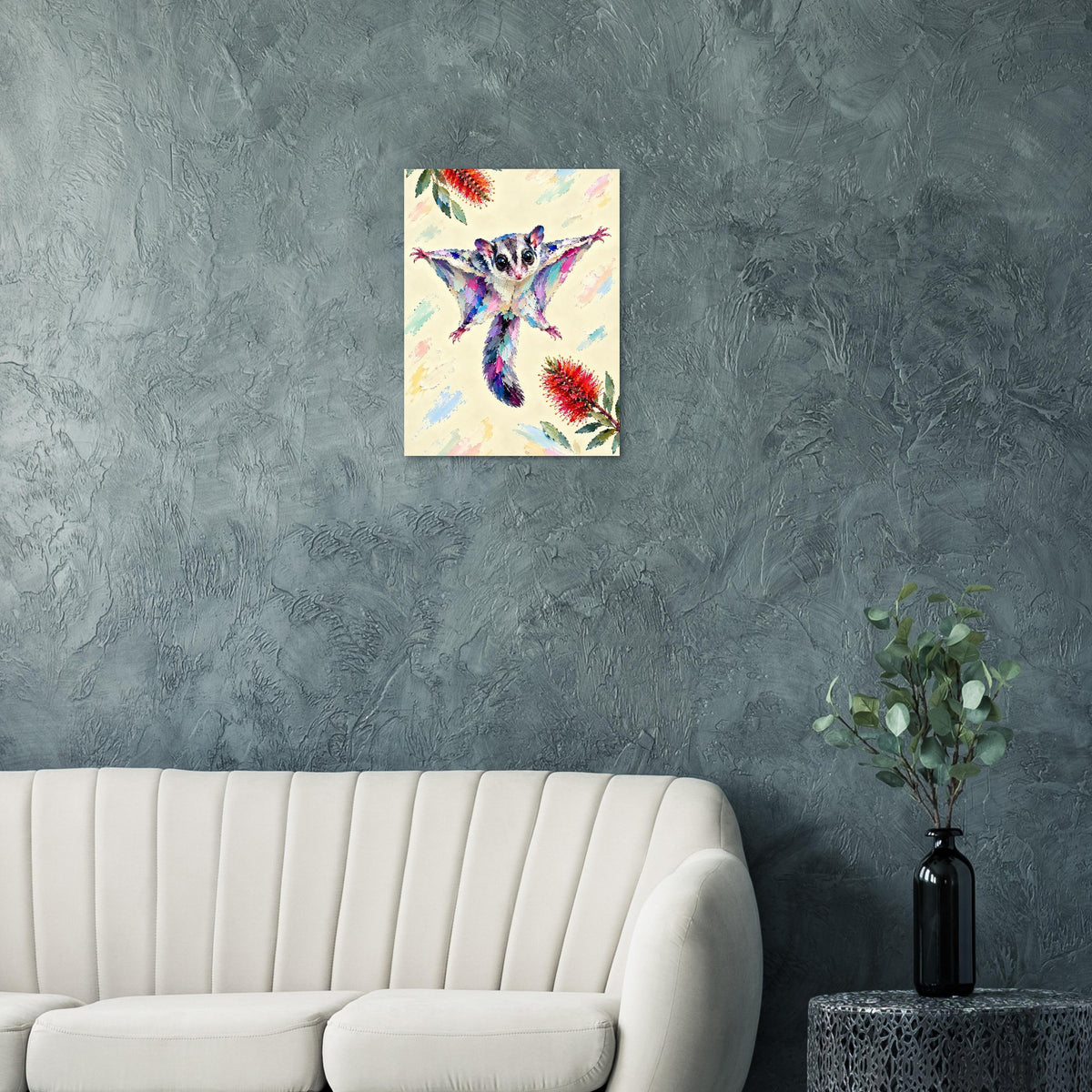 Sugar Glider Painted Australian Animal Fine Art Poster