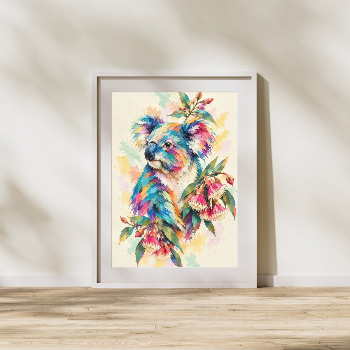 Koala Painted Australian Animal Fine Art Poster