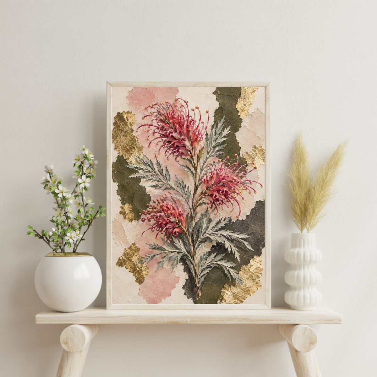 Grevillea Australian Native Flower Fine Art Poster