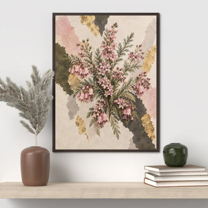 Boronia Australian Native Flower Fine Art Poster