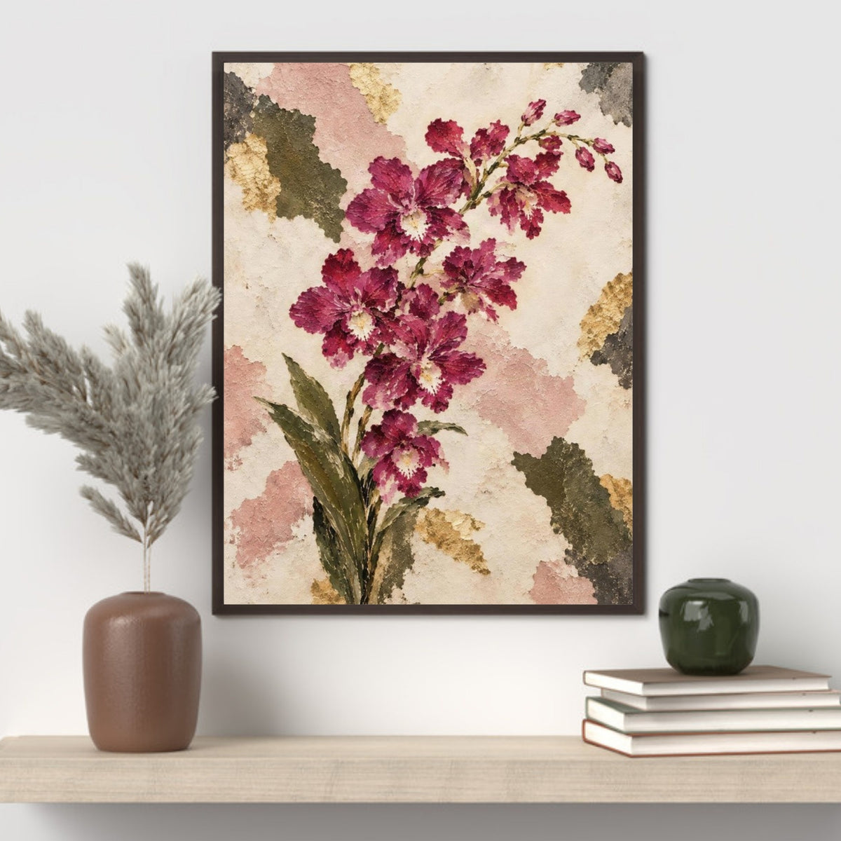 Cooktown Orchid Australian Native Flower Fine Art Poster