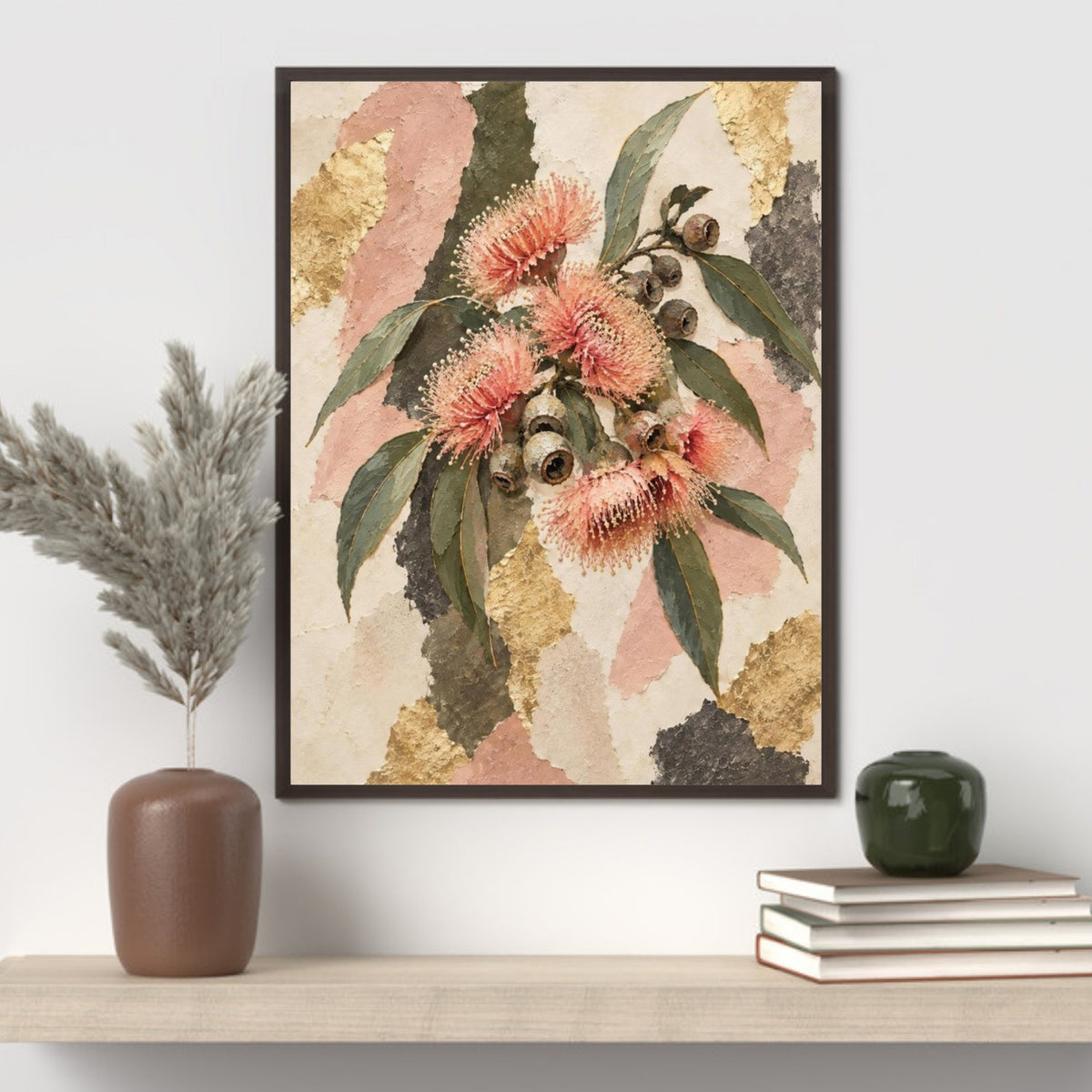 Flowering Gum Australian Native Flower Fine Art Poster