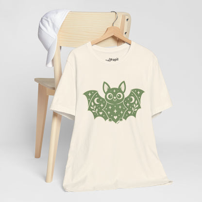 Soft But Spooky — Cute Halloween Bat Graphic Tee