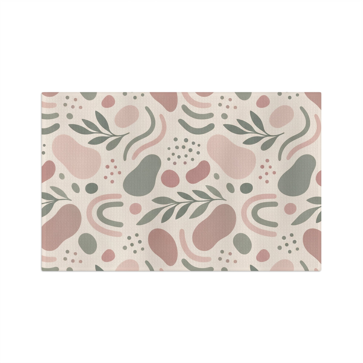 Boho Abstract Shapes Tea Towel | Quick-Dry Microfibre Kitchen Towel