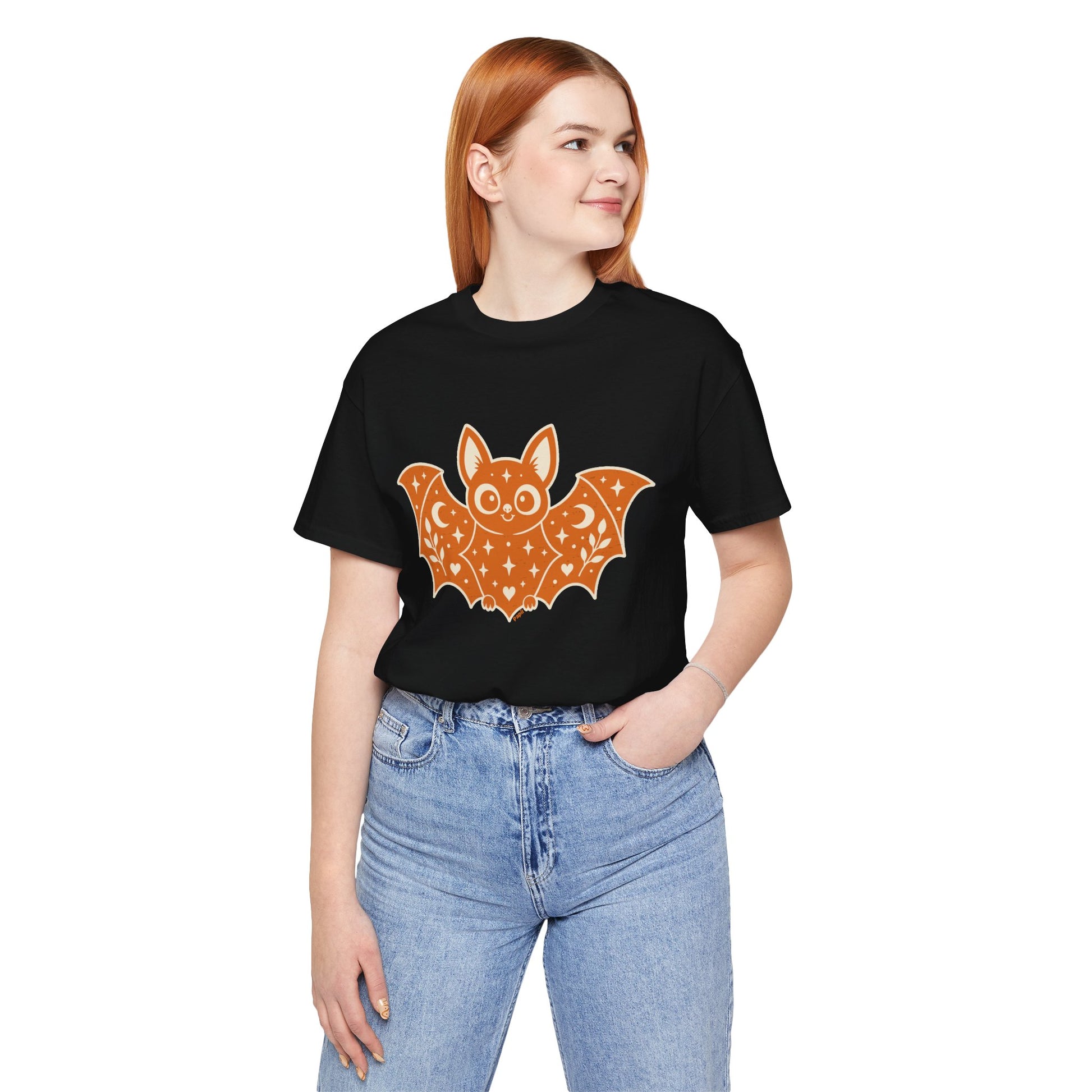 Soft But Spooky — Cute Halloween Bat Graphic Tee
