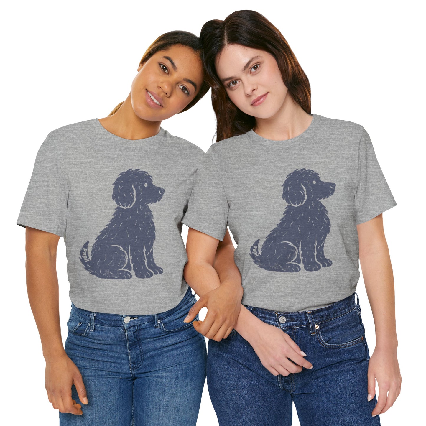 Good Dog Energy — Cute Sitting Puppy Unisex Graphic Tee