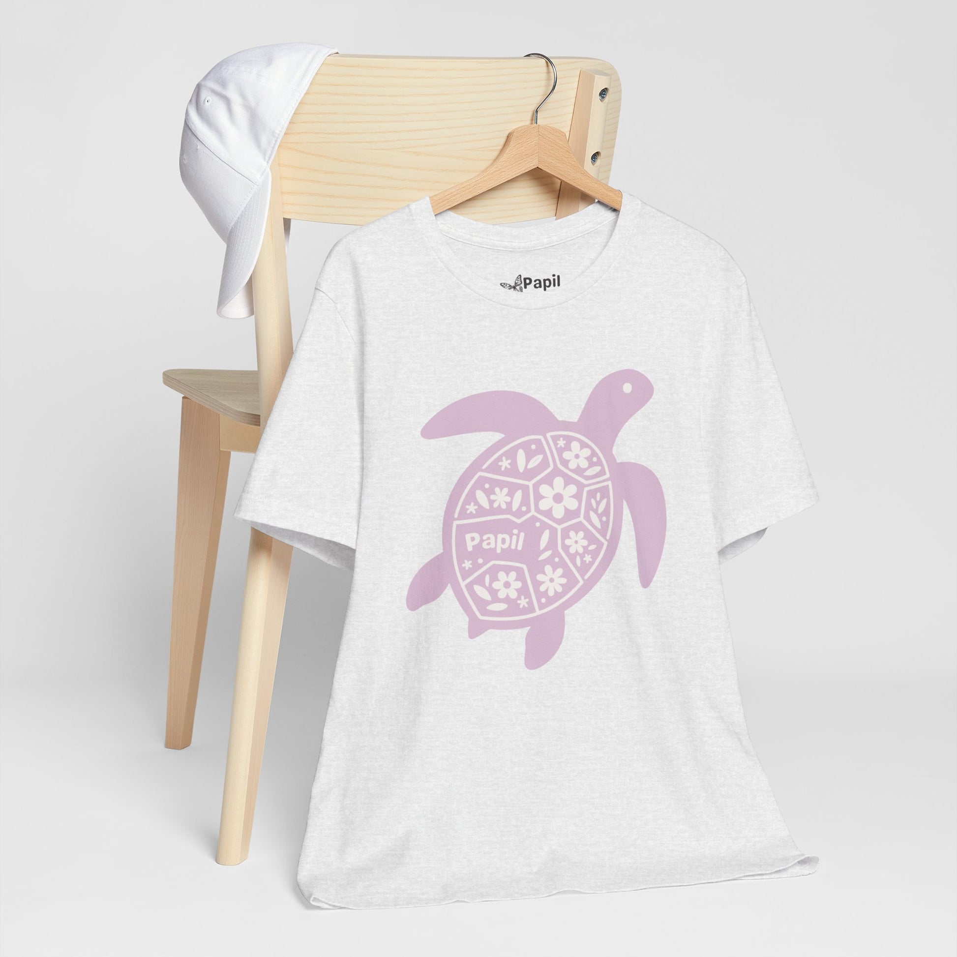 Shell Yeah! Floral Sea Turtle Unisex Graphic Tee