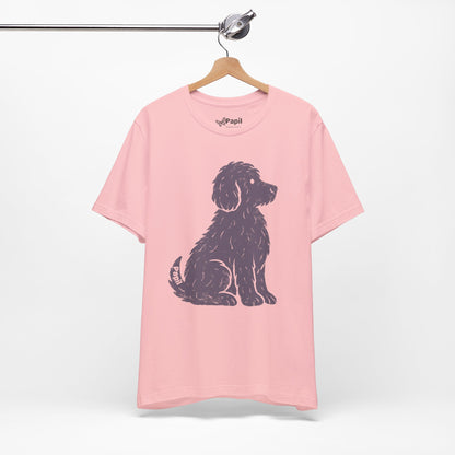 Good Dog Energy — Cute Sitting Puppy Unisex Graphic Tee