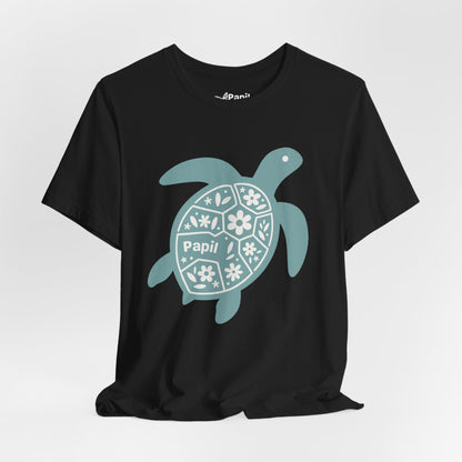Shell Yeah! Floral Sea Turtle Unisex Graphic Tee