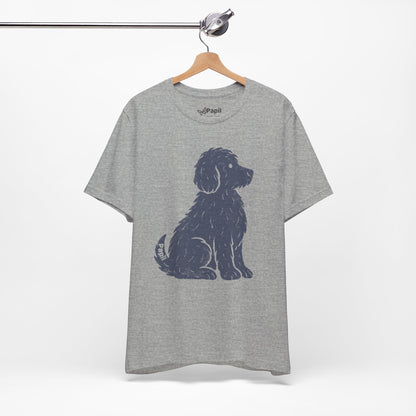 Good Dog Energy — Cute Sitting Puppy Unisex Graphic Tee