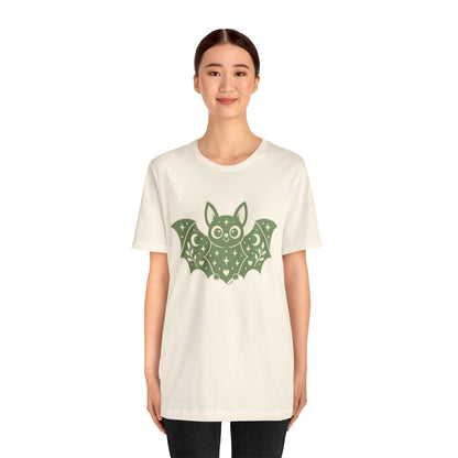 Soft But Spooky — Cute Halloween Bat Graphic Tee