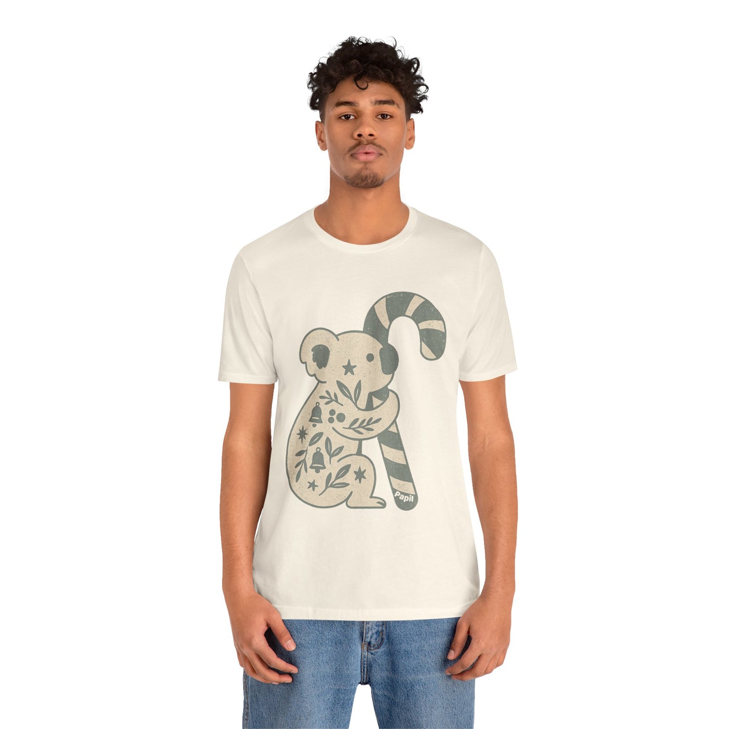 G'day Koala Christmas Tee, Cosy Botanical Unisex Aussie Holiday Shirt