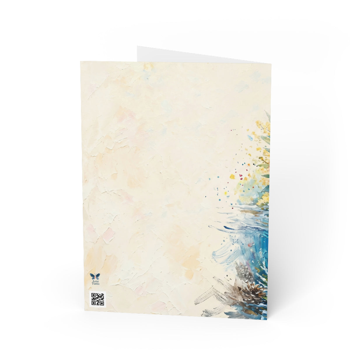 Personalised Platypus Christmas Folded Greeting Card | Australian Animals