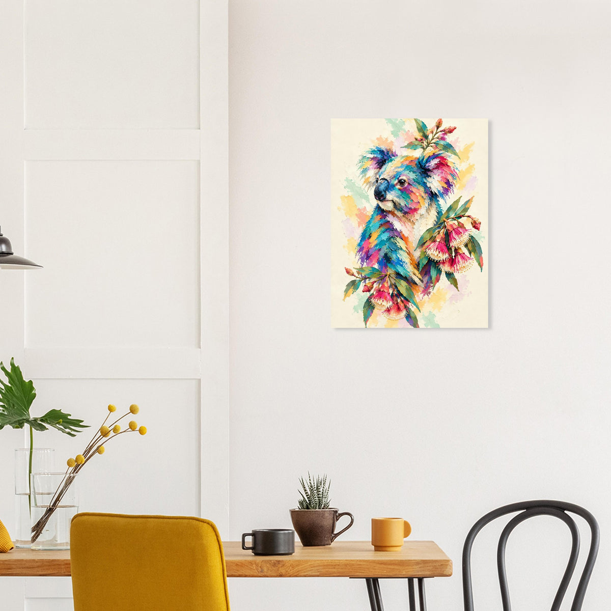 Koala Painted Australian Animal Fine Art Poster