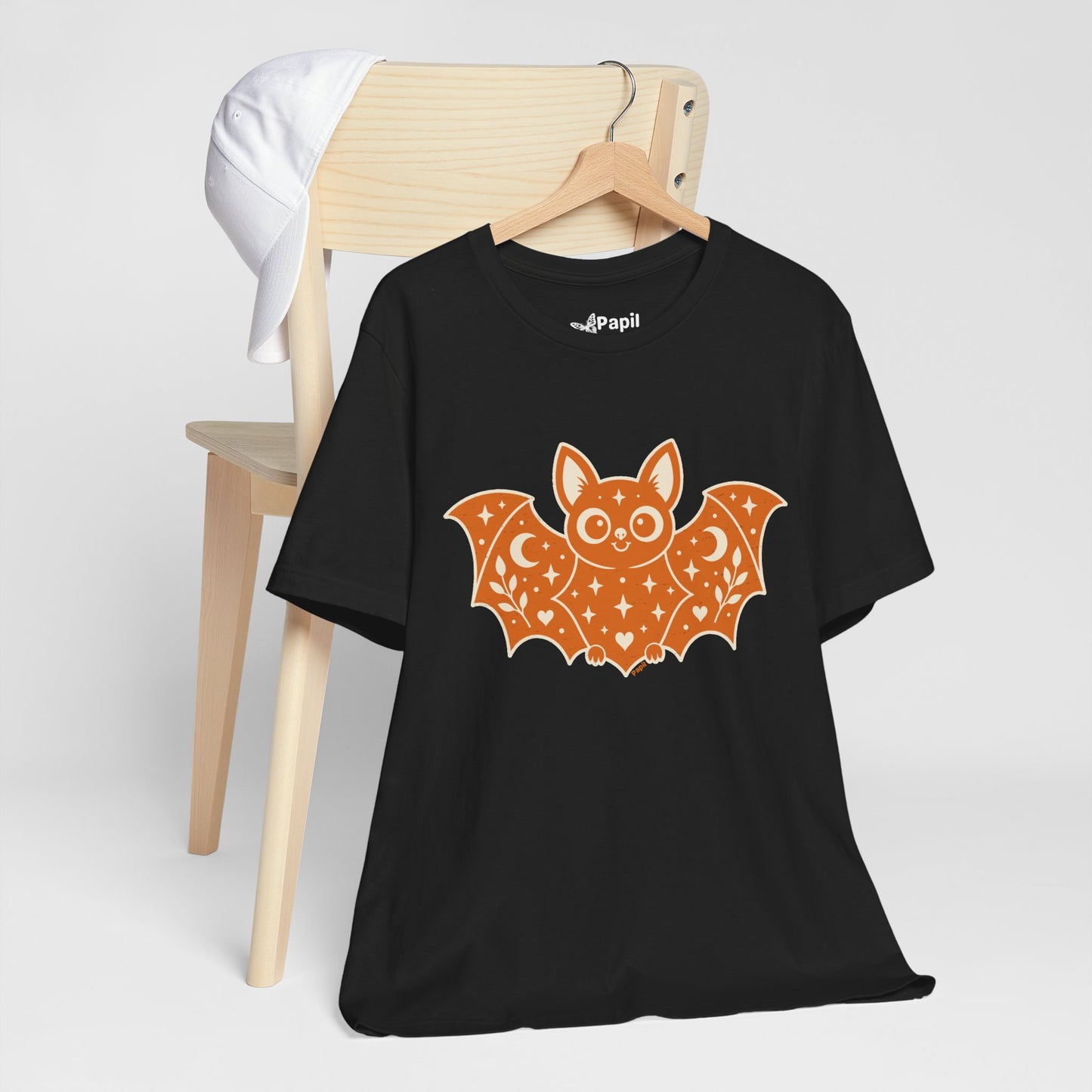Soft But Spooky — Cute Halloween Bat Graphic Tee