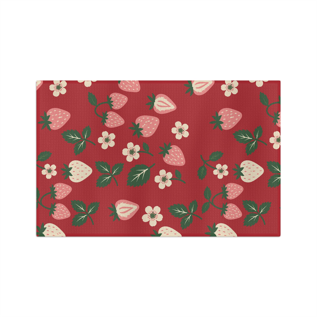 Strawberry Patch Tea Towel | Quick-Dry Microfibre Kitchen Towel