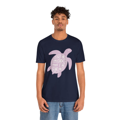 Shell Yeah! Floral Sea Turtle Unisex Graphic Tee
