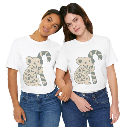 G'day Koala Christmas Tee, Cosy Botanical Unisex Aussie Holiday Shirt