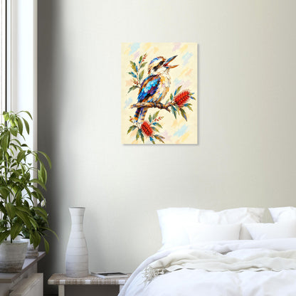 Kookaburra Painted Australian Animal Fine Art Poster