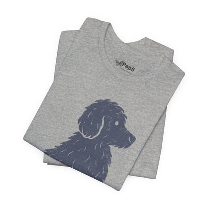 Good Dog Energy — Cute Sitting Puppy Unisex Graphic Tee