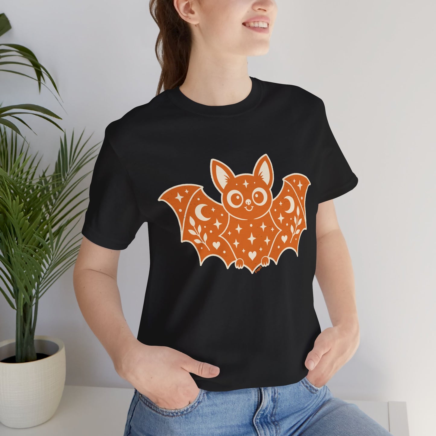 Soft But Spooky — Cute Halloween Bat Graphic Tee