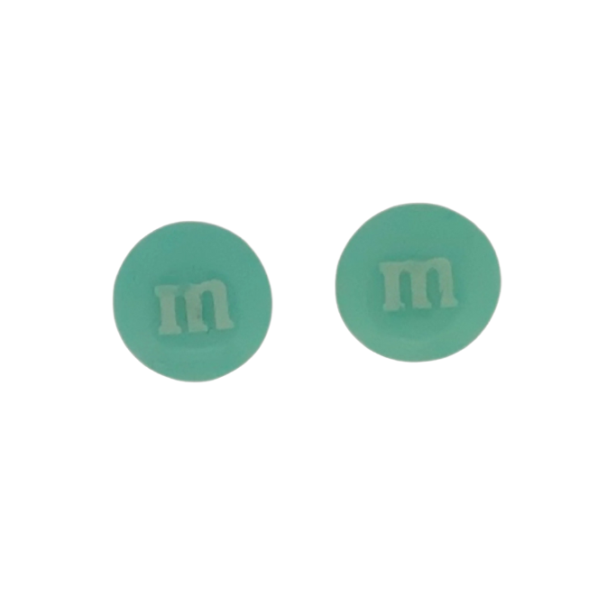 Colourful Candy Dot Stud Earrings | Acrylic Lolly Studs | 14mm | 9 Colours