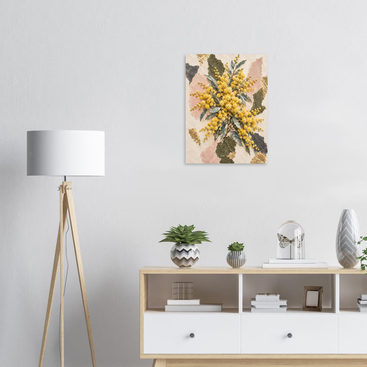 Golden Wattle Australian Native Flower Fine Art Poster