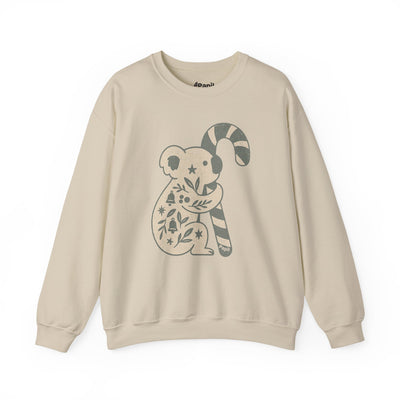 G'day Koala Christmas Sweatshirt, Cosy Botanical Unisex Jumper for the Aussie Holidays