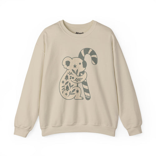 G'day Koala Christmas Sweatshirt, Cosy Botanical Unisex Jumper for the Aussie Holidays