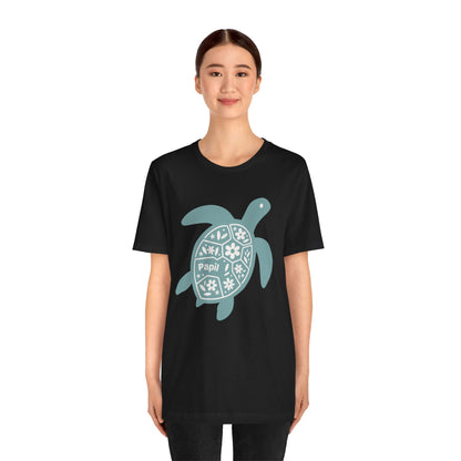 Shell Yeah! Floral Sea Turtle Unisex Graphic Tee