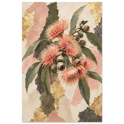 Flowering Gum Australian Native Flower Fine Art Poster 40x60 cm 16x24″