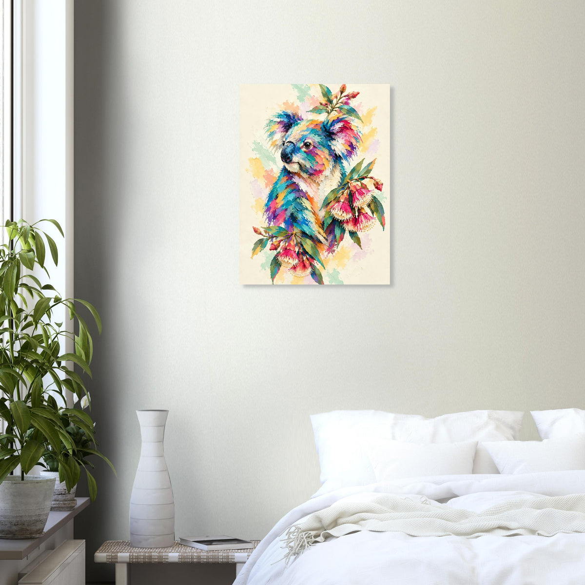 Koala Painted Australian Animal Fine Art Poster