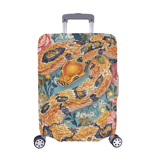 Serpent & Roses Luggage Cover One Size ART00020 Luggage Cover (Extra Large) (28"-30")