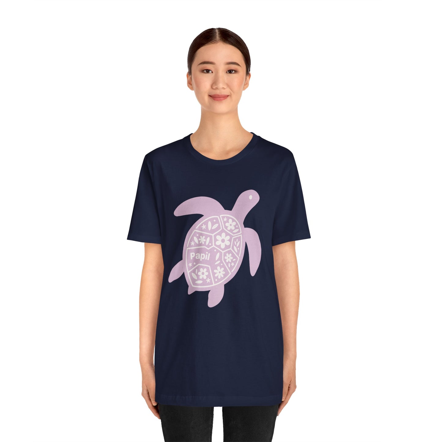 Shell Yeah! Floral Sea Turtle Unisex Graphic Tee