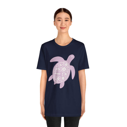 Shell Yeah! Floral Sea Turtle Unisex Graphic Tee