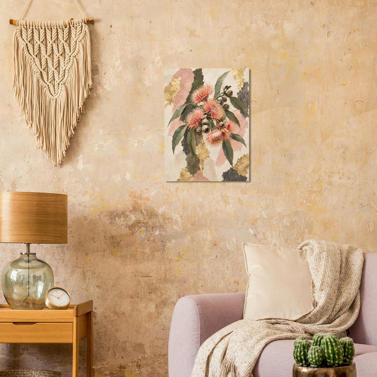Flowering Gum Australian Native Flower Fine Art Poster