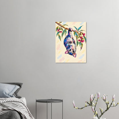 Possum Painted Australian Animal Fine Art Poster