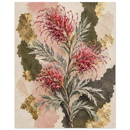 Grevillea Australian Native Flower Fine Art Poster 40x50 cm 16x20″