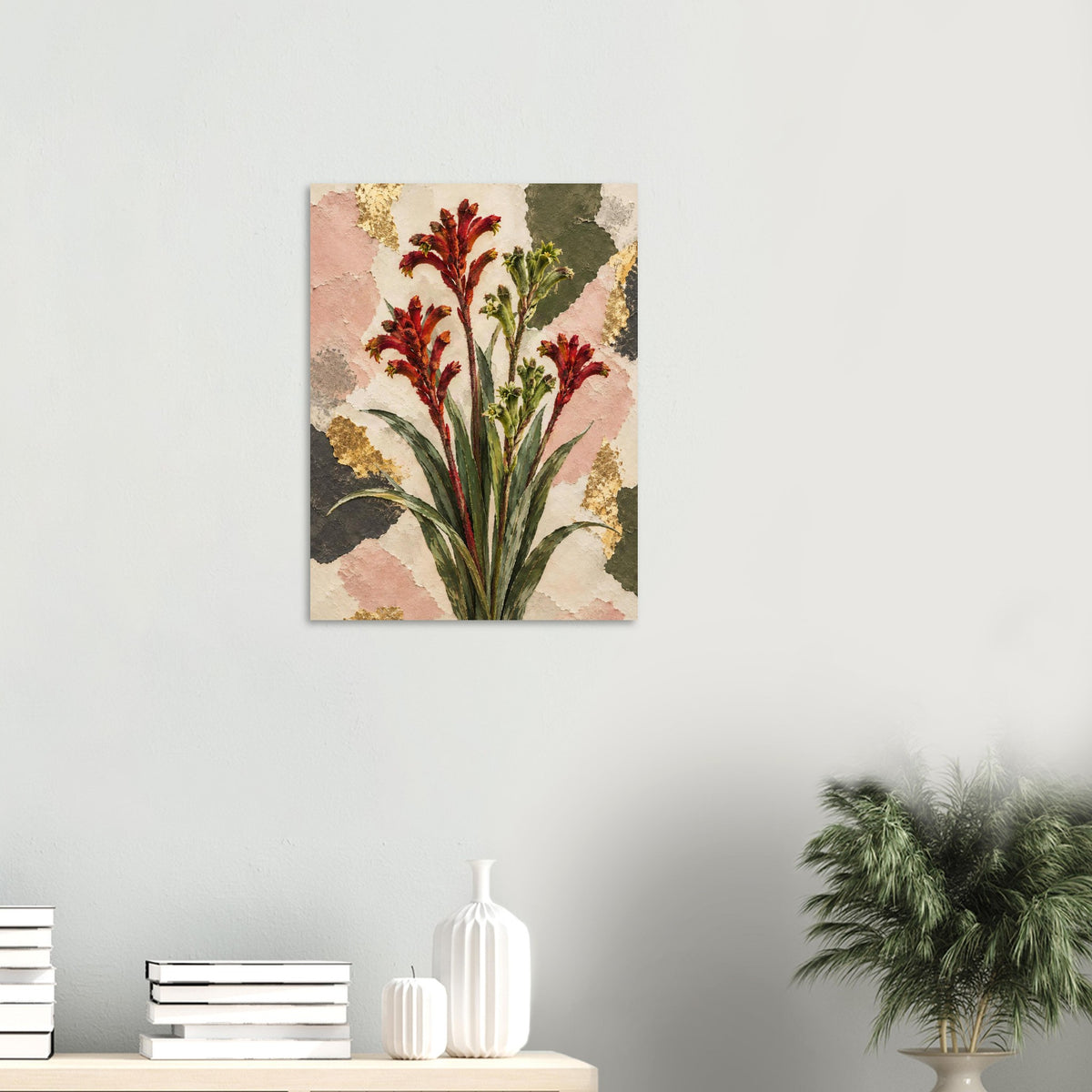 Kangaroo Paw Australian Native Flower Fine Art Poster