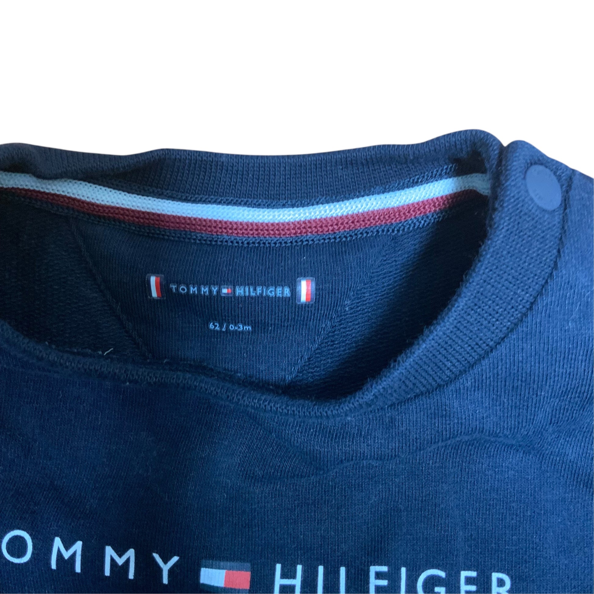 Tommy Hilfiger Baby Tracksuit 2pc | Navy | Size 0-3M | Pre-Owned