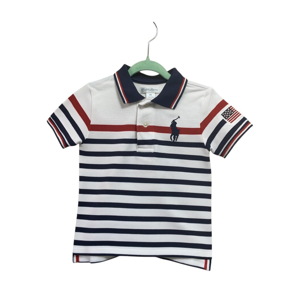Ralph Lauren Polo Shirt | USA Flag | 18 Months | Pre-Owned