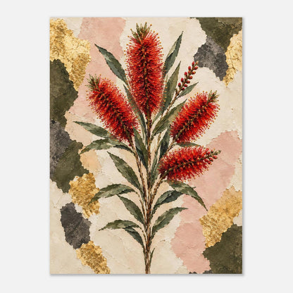 Bottlebrush Australian Native Flower Fine Art Poster