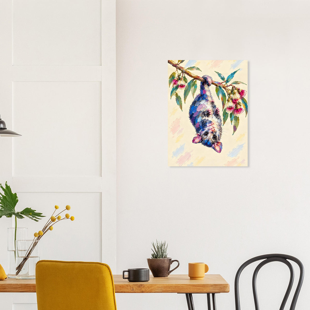Possum Painted Australian Animal Fine Art Poster