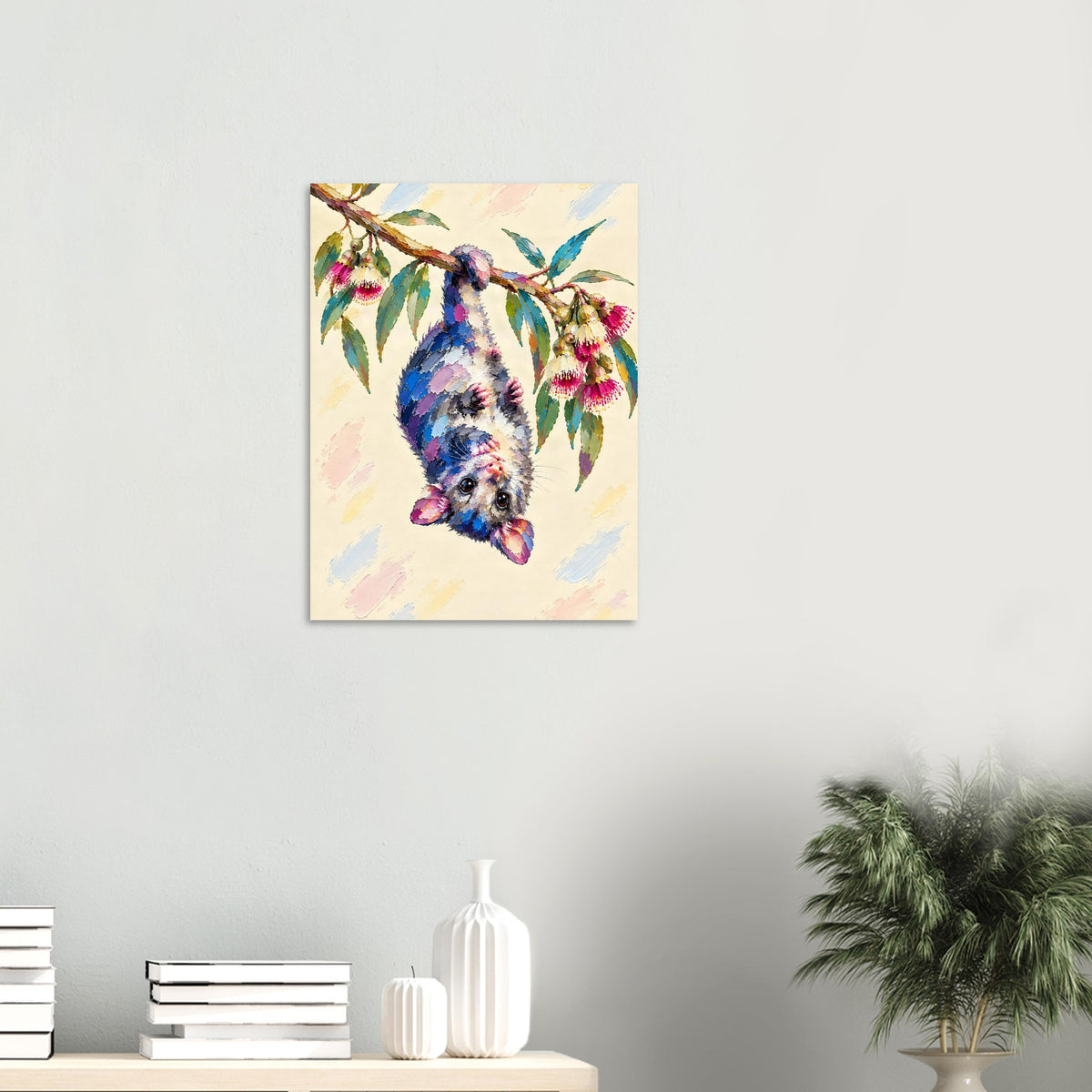 Possum Painted Australian Animal Fine Art Poster