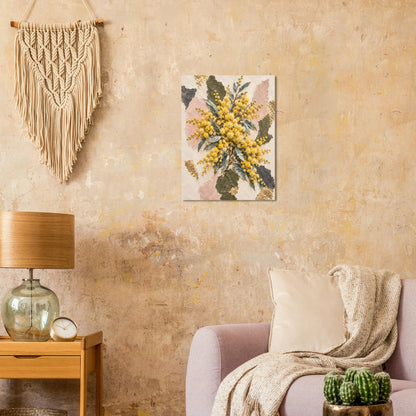 Golden Wattle Australian Native Flower Fine Art Poster