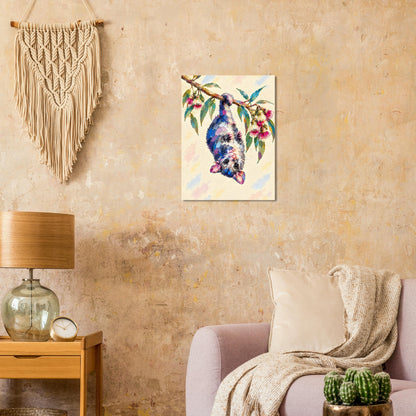 Possum Painted Australian Animal Fine Art Poster
