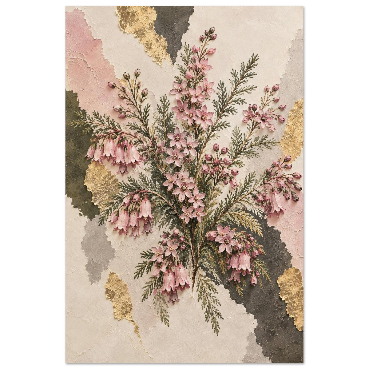 Boronia Australian Native Flower Fine Art Poster 40x60 cm 16x24″