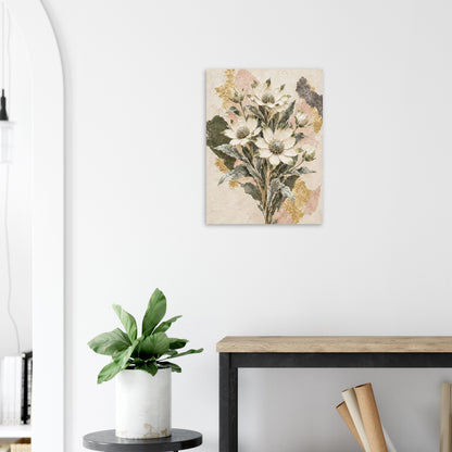 Flannel Flower Australian Native Flower Fine Art Poster