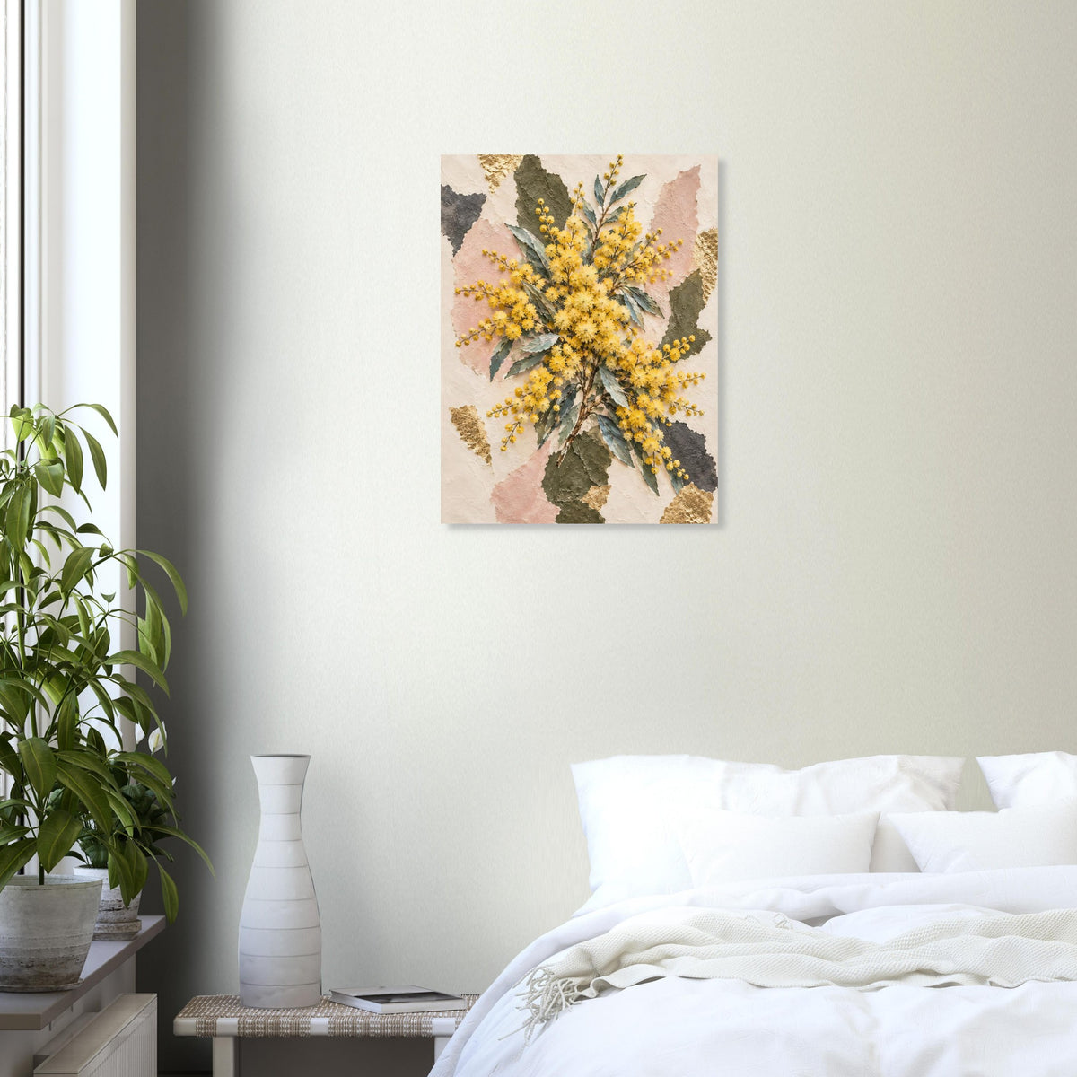 Golden Wattle Australian Native Flower Fine Art Poster