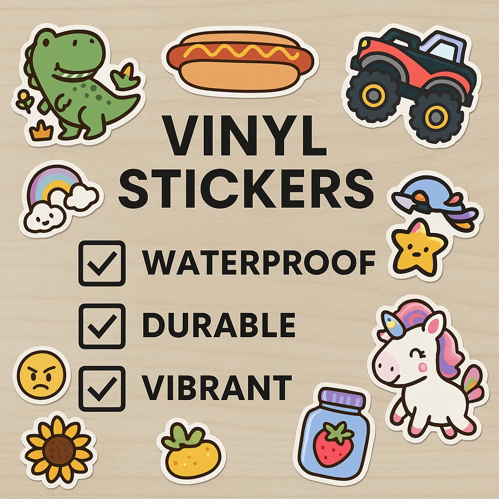 500 Vinyl Stickers | Mega Mystery Pack | Kids & Adults | Craft | NEW